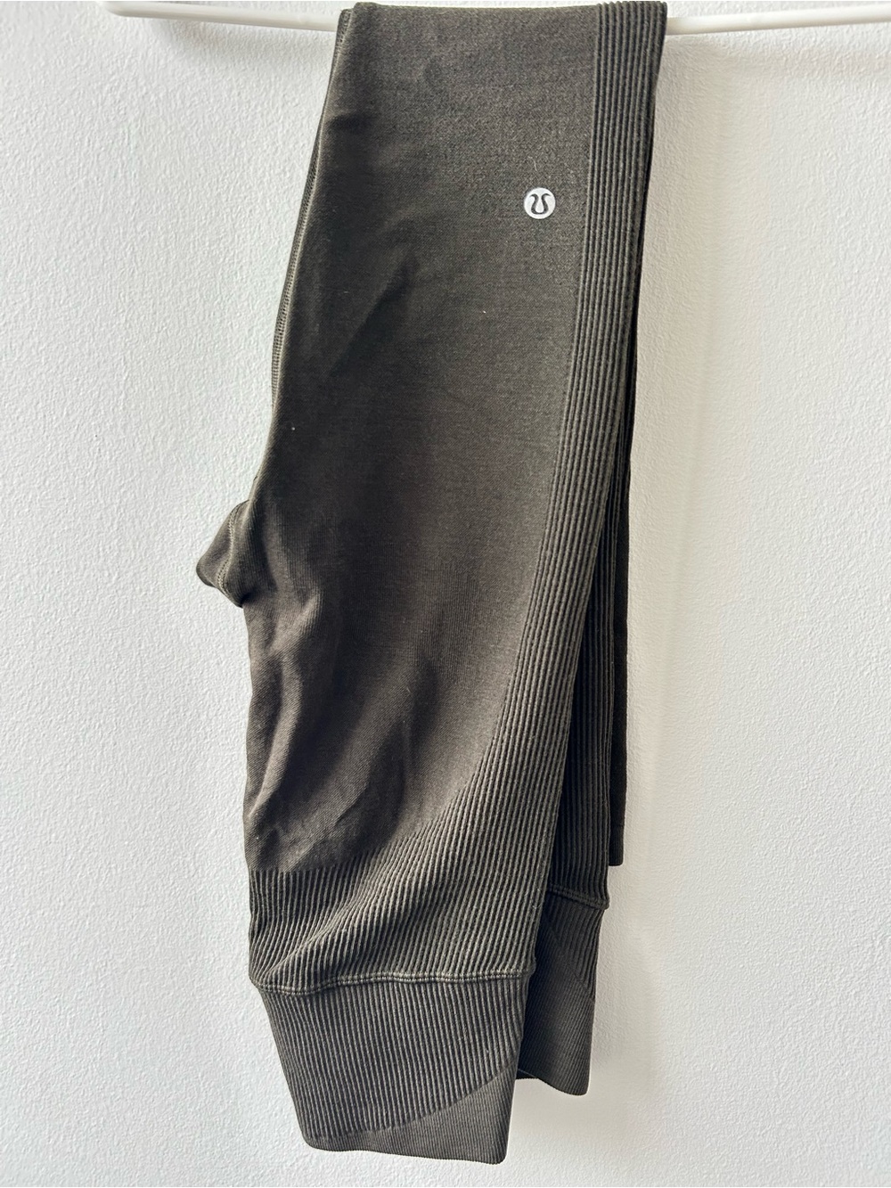 lululemon athletica Olive Ribbed High-Waist Leggings